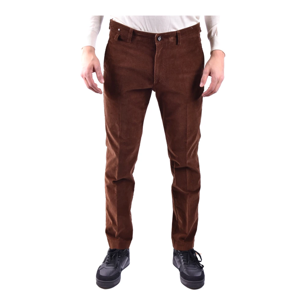 Paolo Pecora Men's Brown Trousers - Chinos - M - Trousers