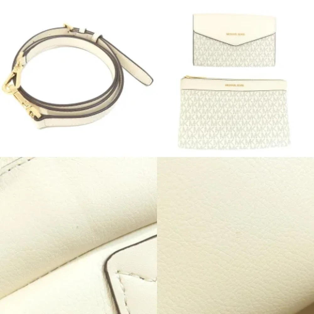 Michael Kors Pre-owned Leather shoulder-bags White Dames