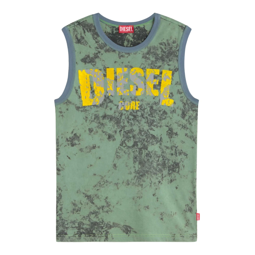 Diesel Regeneffect Mouwloze Top Green Heren