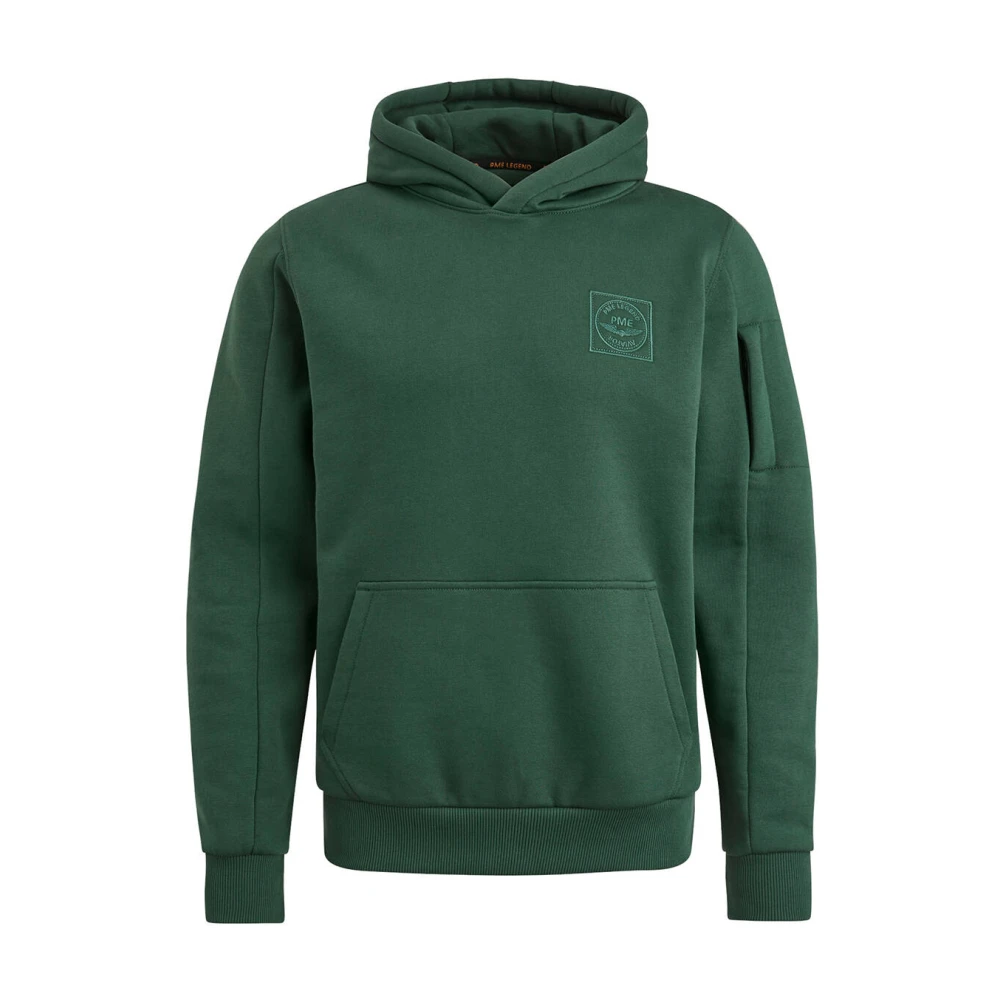 PME Legend Stijlvolle fleece hoodie voor heren Green Heren