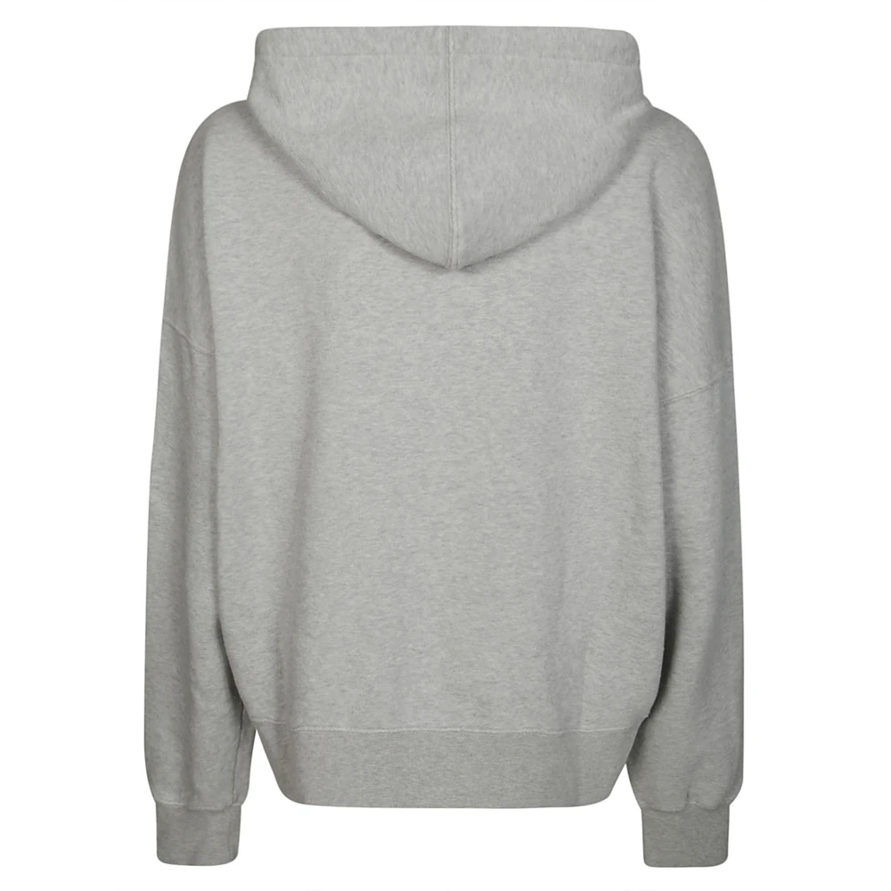 Golden Goose Full Zip Logo Hoodie Gray Dames