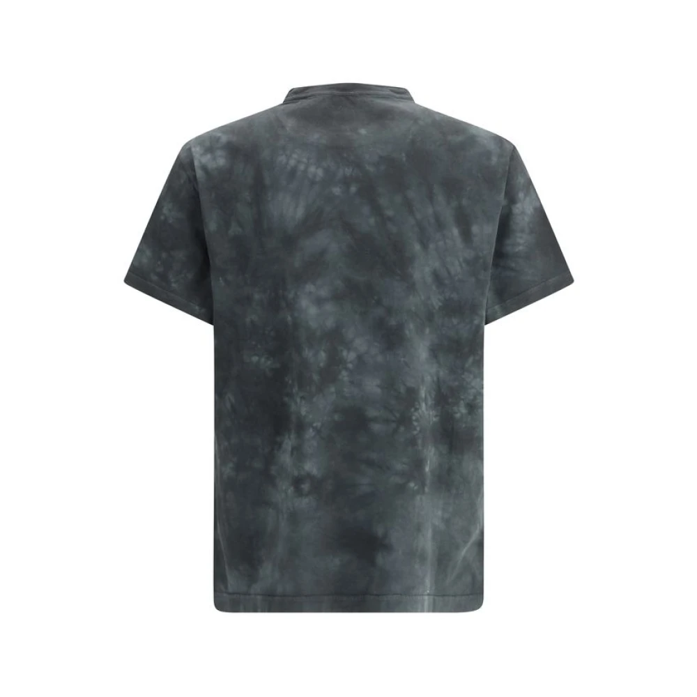 alexander mcqueen Tie-Dye Skull T-Shirt Green Heren