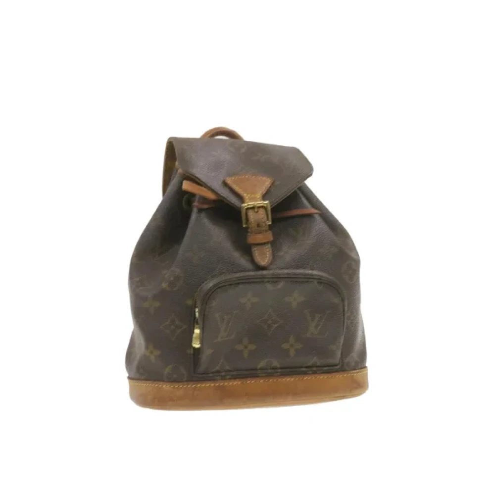 Louis Vuitton Vintage Pre-owned Canvas backpacks Brown Dames