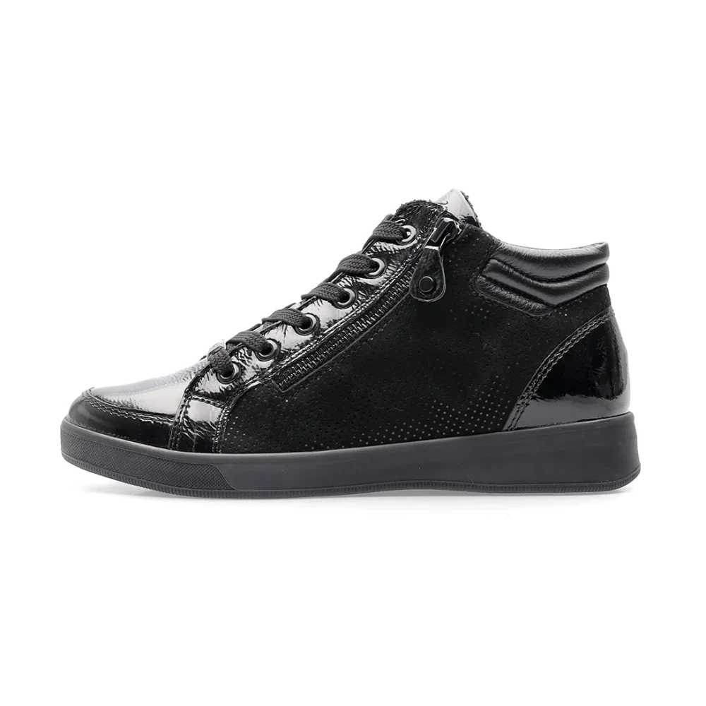 ara Zwarte Hoge Sneaker Dames Schoenen