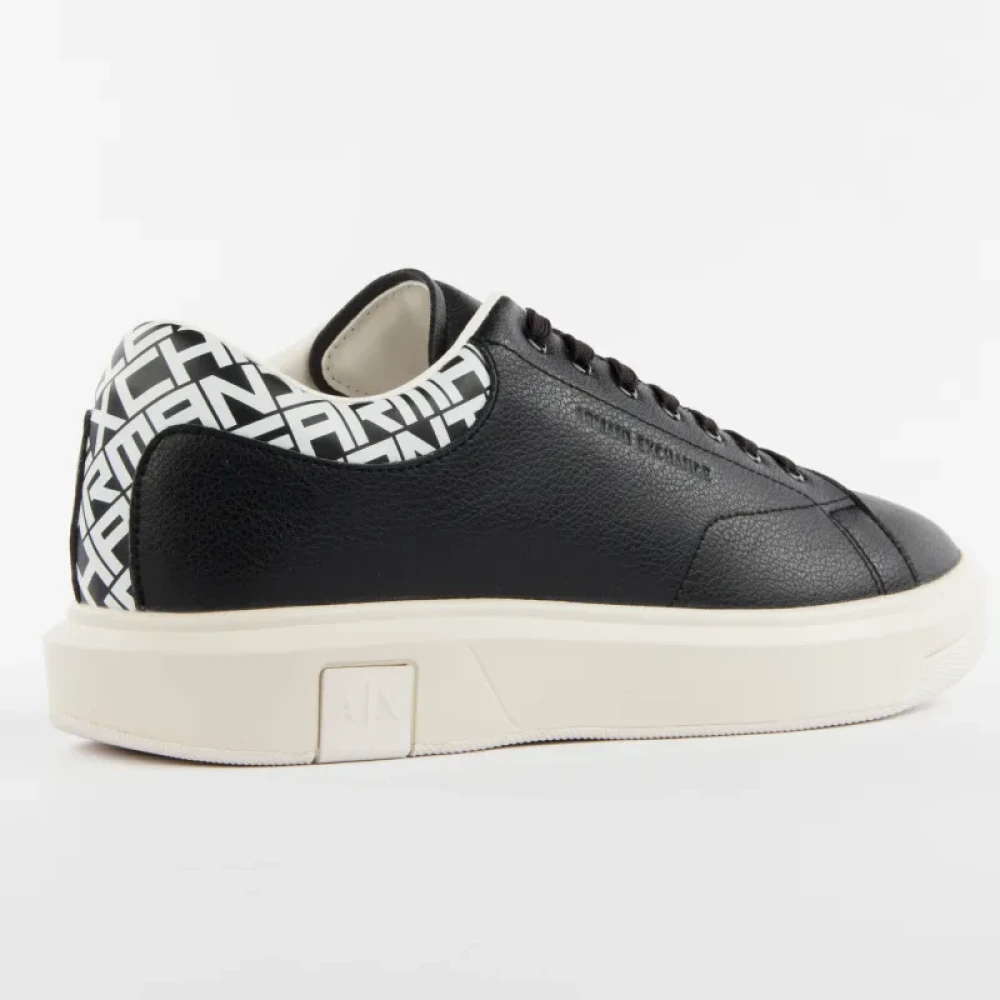 Armani Exchange Herren Schwarz Schuhe, K, 44 Eugröße: