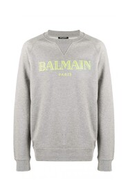 Balmain Kids TEEN logo zipped hoodie