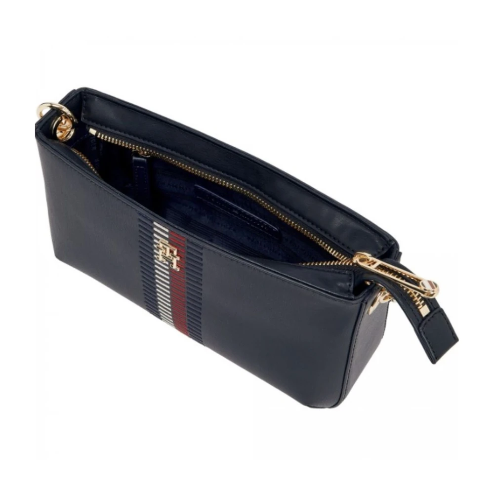 Tommy Hilfiger Stijlvolle Crossover Tas voor Vrouwen Blue Dames