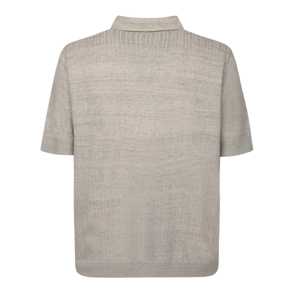 Lardini Beige T-shirt voor mannen Beige Heren