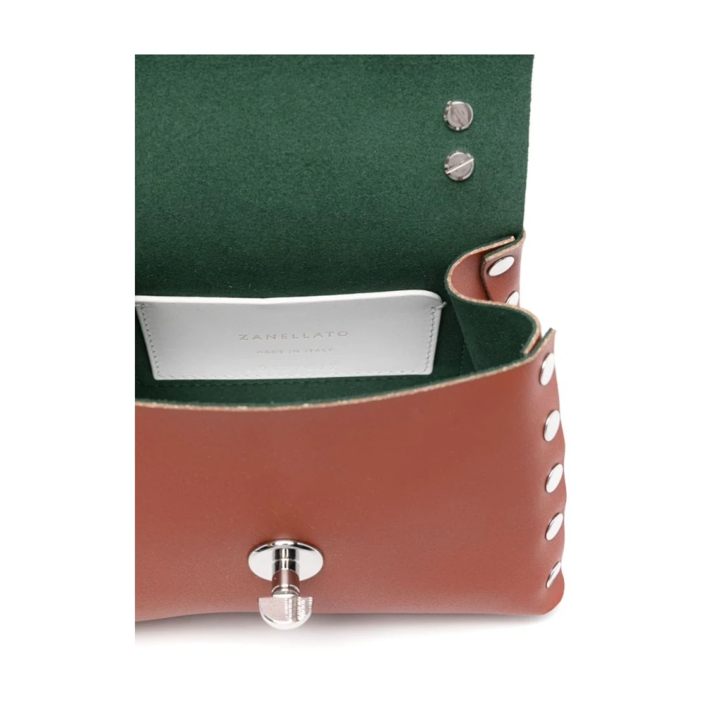 Zanellato Bruine Compacte Crossbody Tas Brown Dames