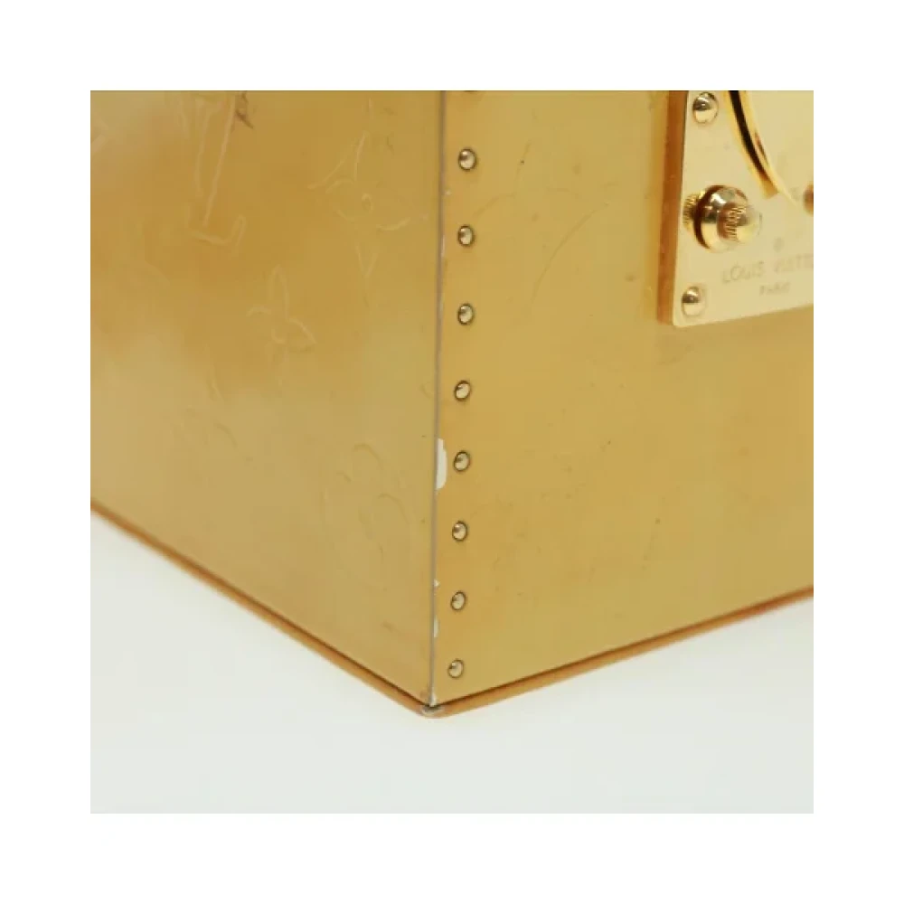 Louis Vuitton Vintage Pre-owned Leather home-office Beige Dames