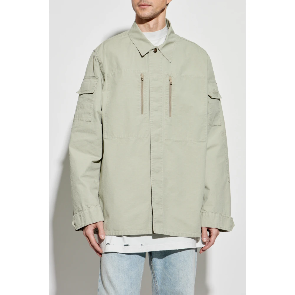 Balenciaga Jas met zakken Green Heren