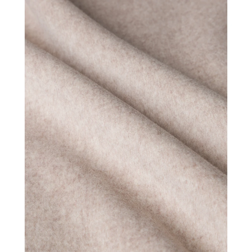IVY OAK Zachte Wollen Jas Licht Zand Beige Dames