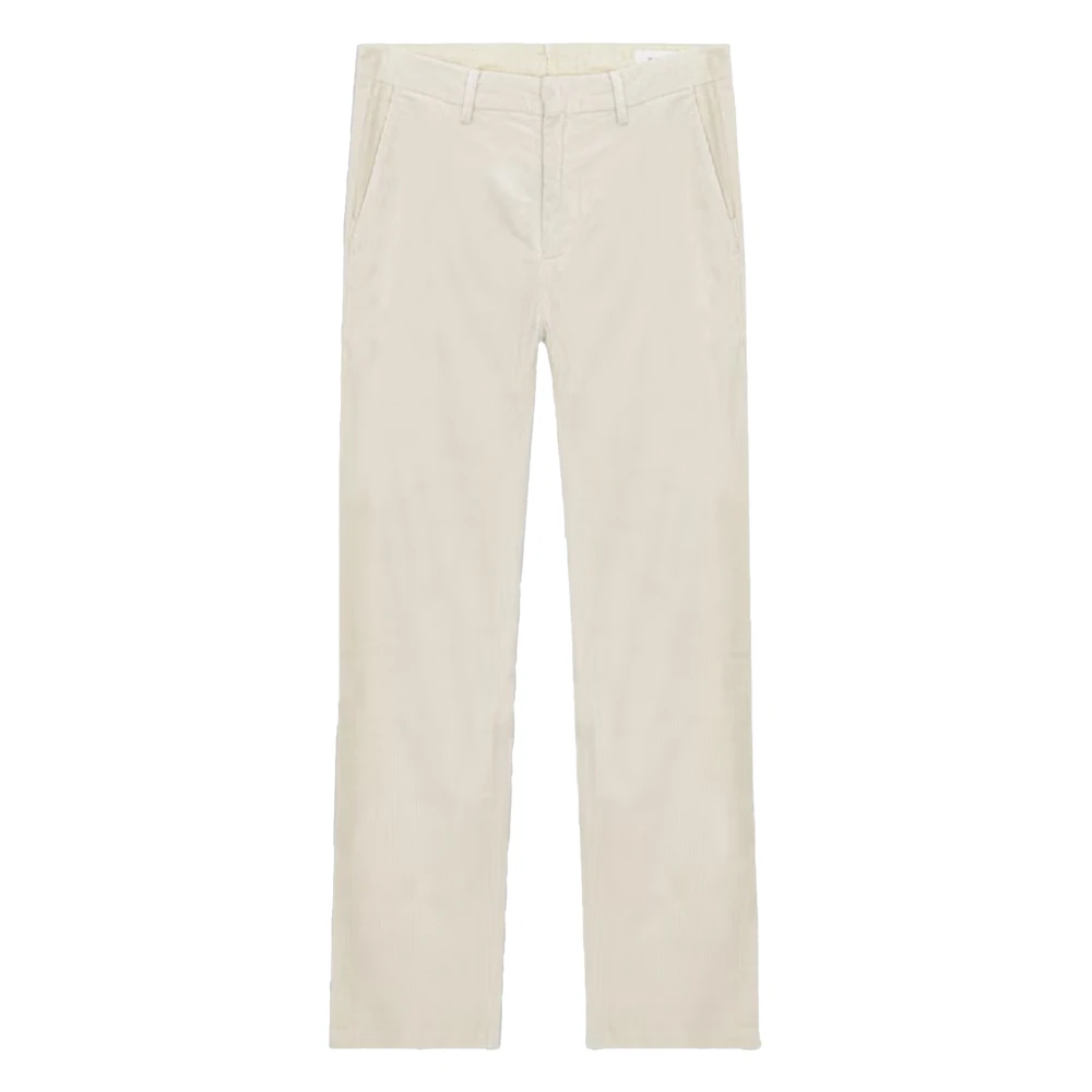Nn07 Men's Beige Off White Theo Trousers - Straight Trousers - W36 L34 - Trousers
