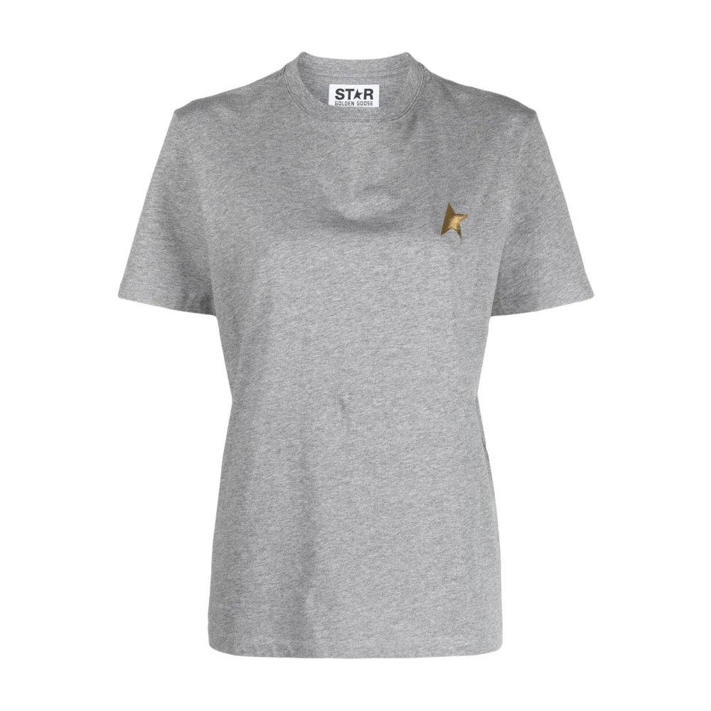 Golden Goose Vrouw Ster Print T-Shirt Gray Dames