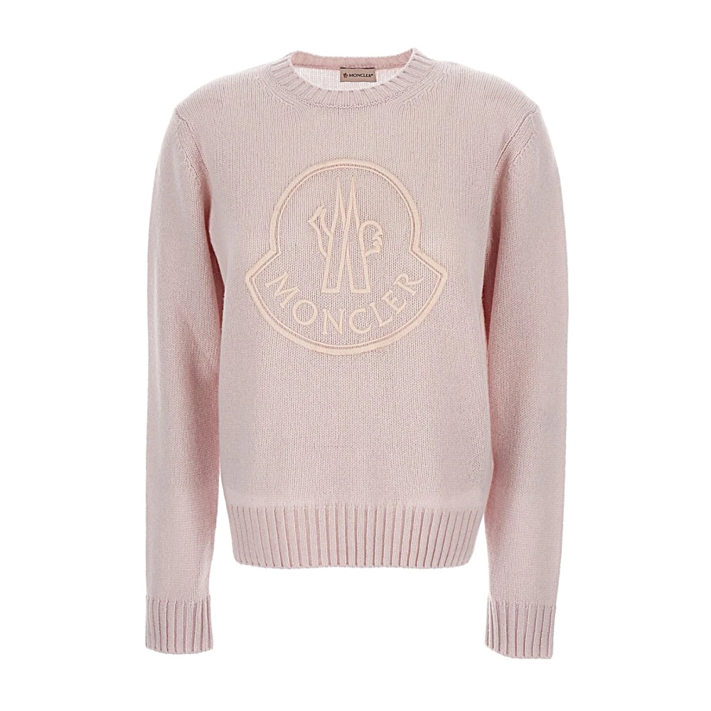 Moncler Stijlvolle Gebreide Trui Pink Dames