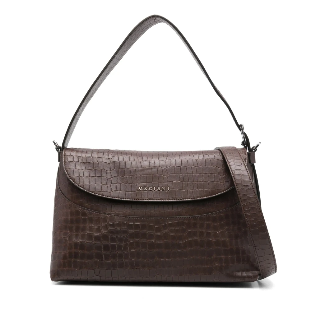 Orciani Vrouw Bruin Dames, Tassen, Maat: One Size Leer,