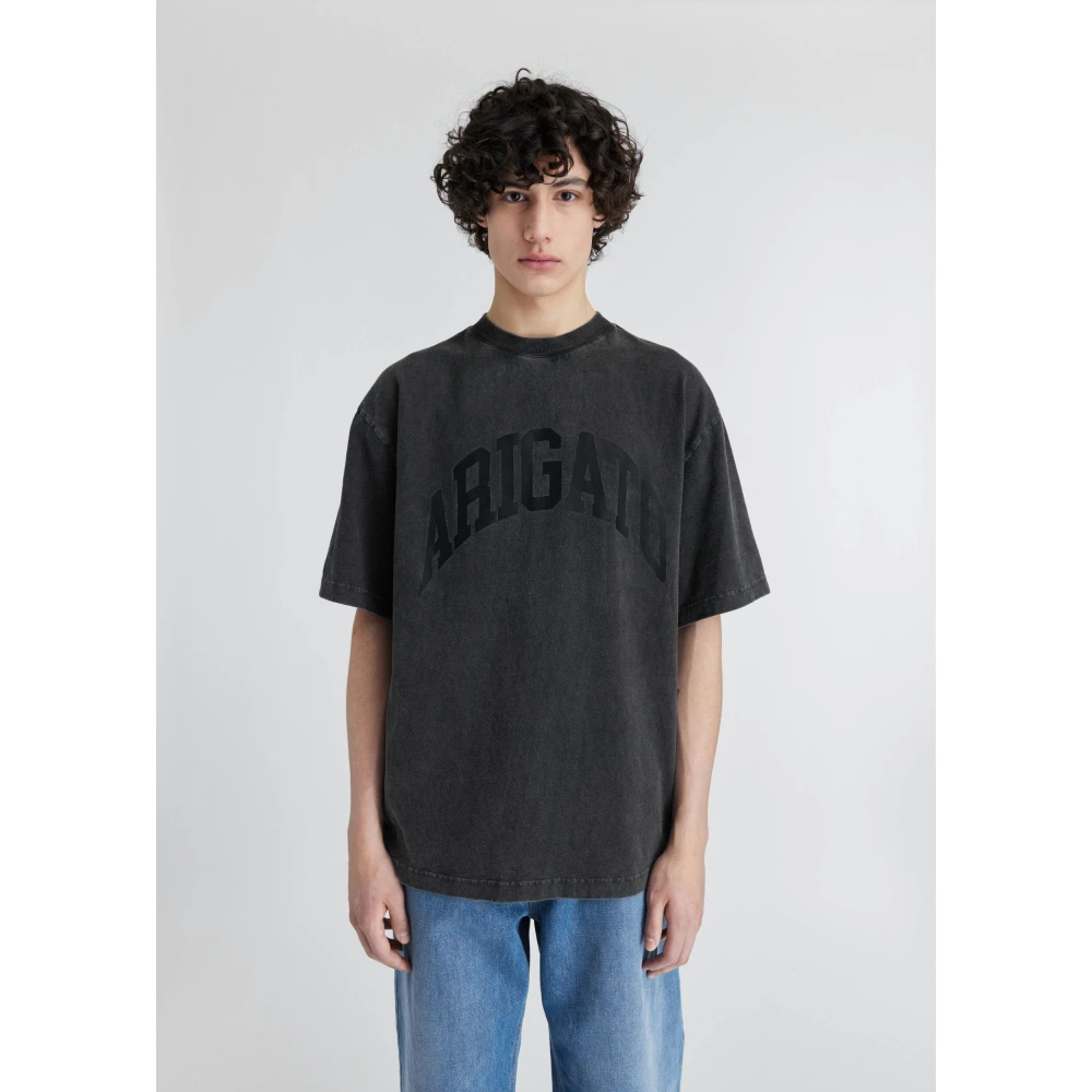 Axel Arigato Link Washed T-Shirt Black Heren
