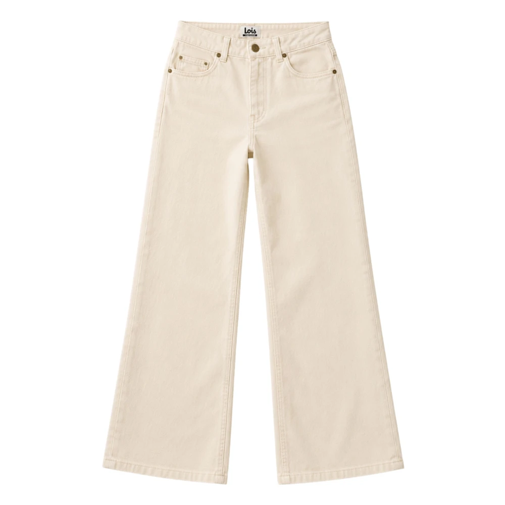 Lois Lindsay Palazzo - Female - Wide Jeans - Beige - W25 - Jeans
