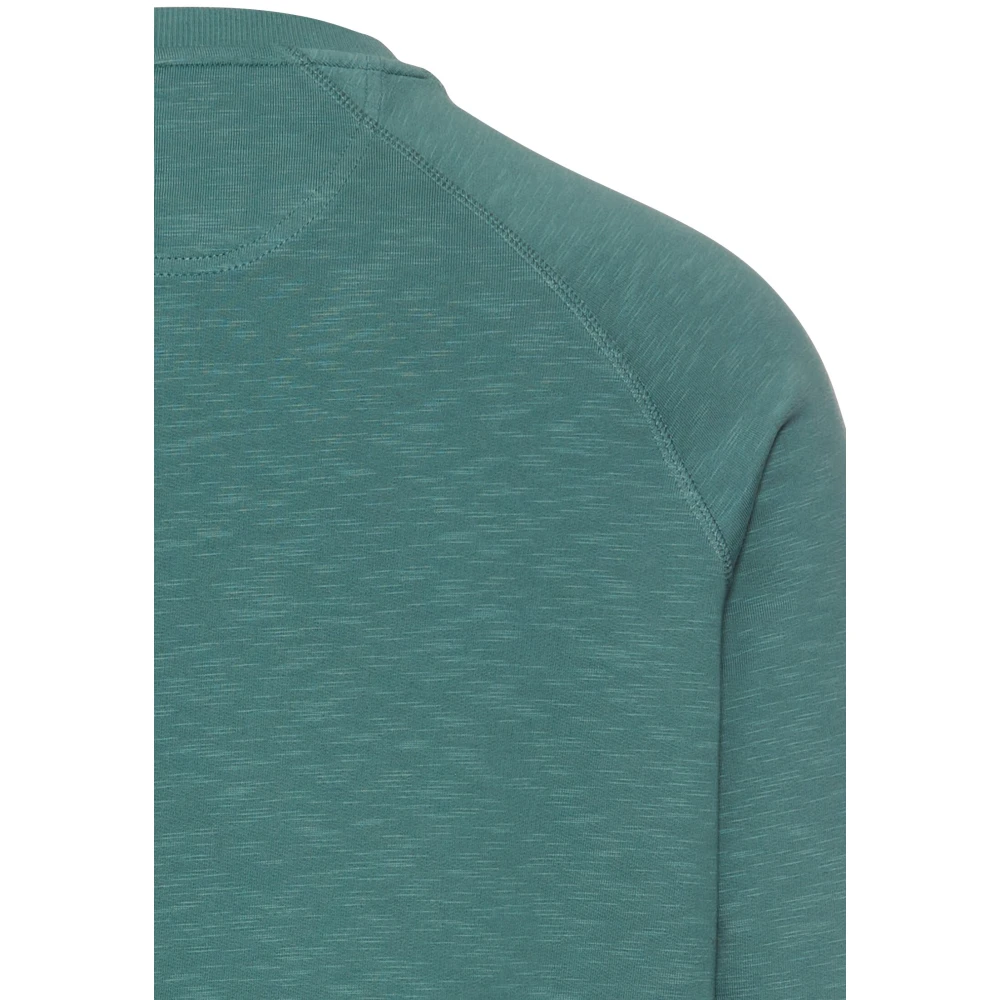 camel active Sweatshirt van puur katoen Green Heren
