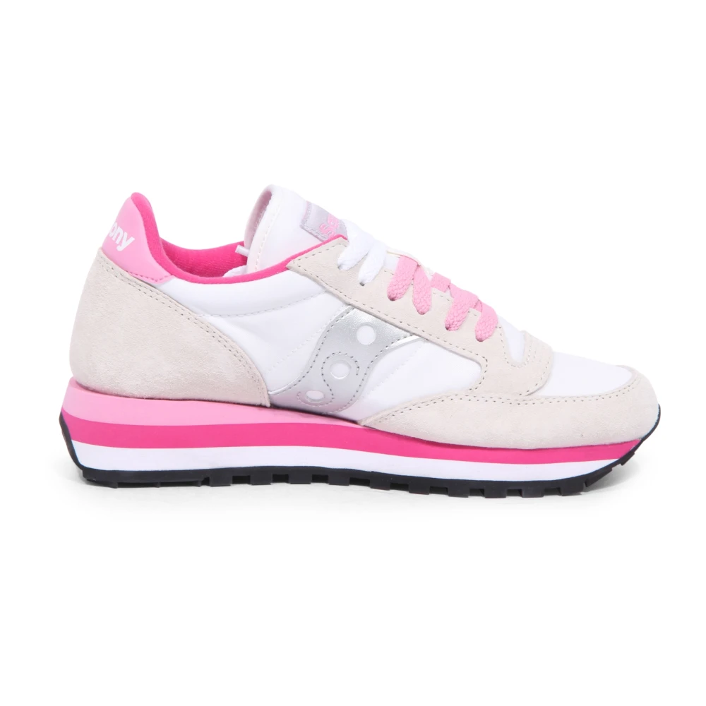 Saucony Women's White Sneakers, 4 Uk, Jazz Triple Running Shoes