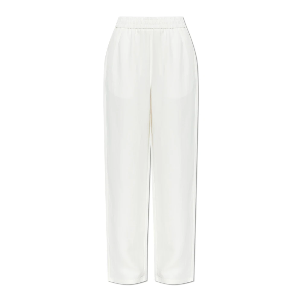 Ami Paris Donna Bianco Pantaloni, 2XS, New,