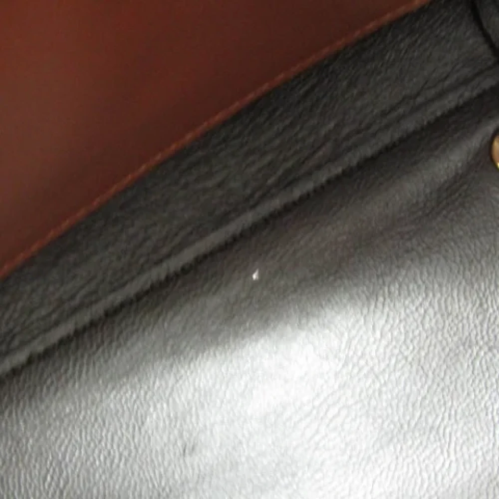 Salvatore Ferragamo Pre-owned Leather handbags Brown Dames