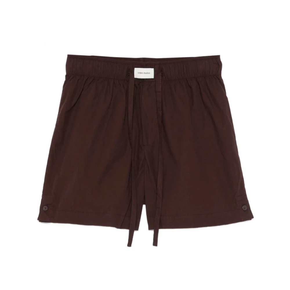 Entire Studios Women's Brown Pajama Short - Short Shorts - Xs - Shorts