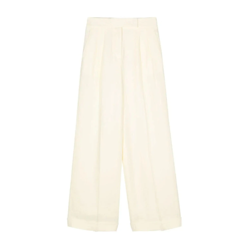 PESERICO Stijlvolle Broek 713C Beige Dames