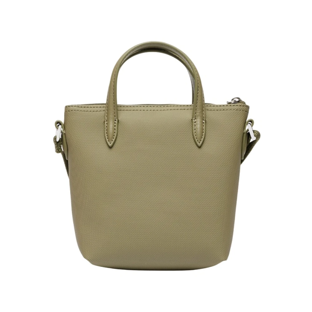 Lacoste Groene Mini Tas met Iconische Textuur Green Dames