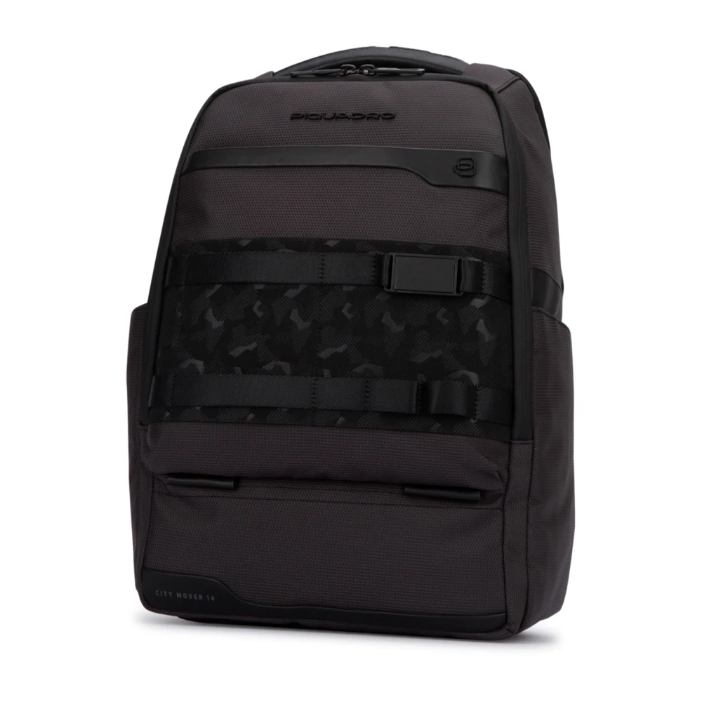 Piquadro Stijlvolle Rugzak voor Dagelijks Gebruik Black Unisex