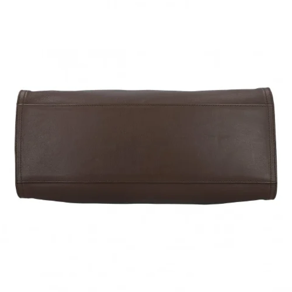Bottega Veneta Vintage Pre-owned Leather handbags Brown Dames