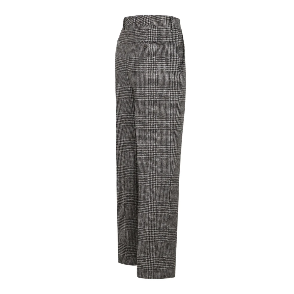 Golden Goose Geruite Mario broek Black Heren