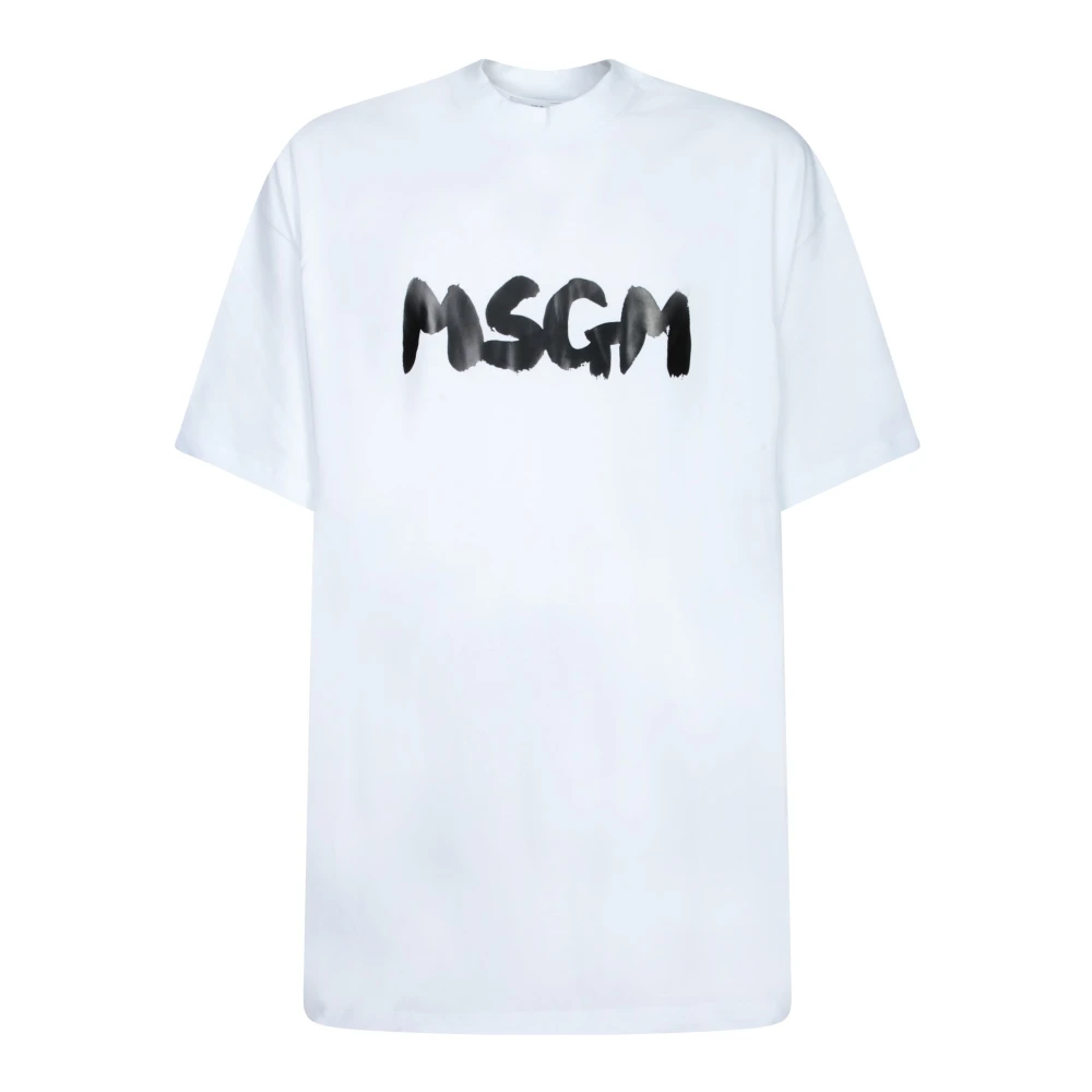 Msgm - Tops > T-Shirts - White - Msgm - Modalova