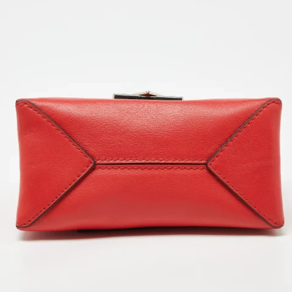 Michael Kors Pre-owned Leather crossbody-bags Red Dames