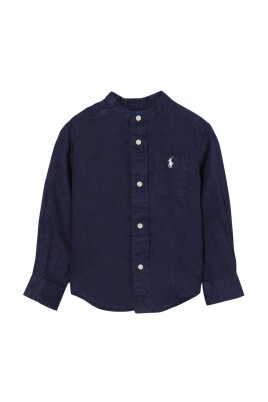 kids-linen-mandarin-collar-shirt