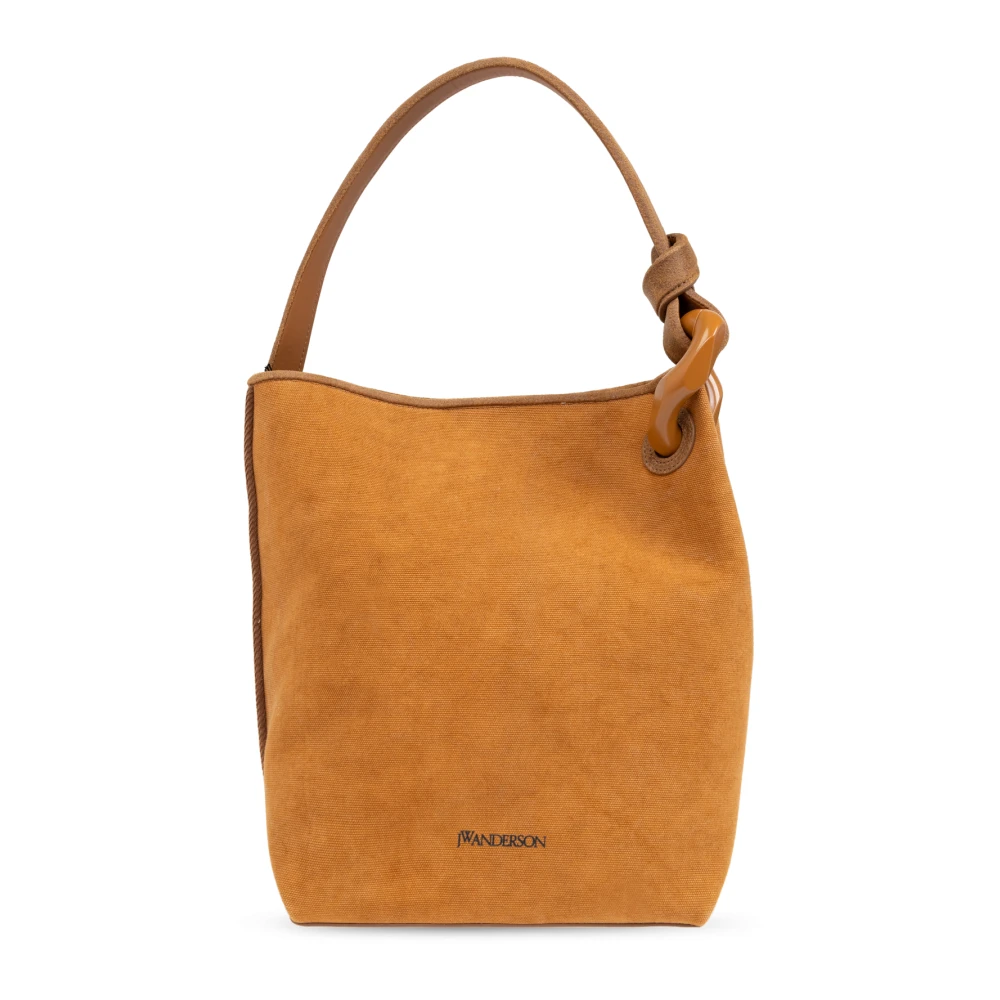 JW Anderson Hoek Shopper Tas Brown Dames