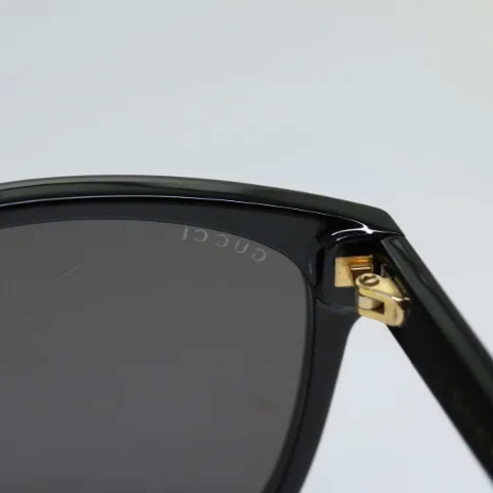 Gucci Vintage Pre-owned Plastic sunglasses Black Dames