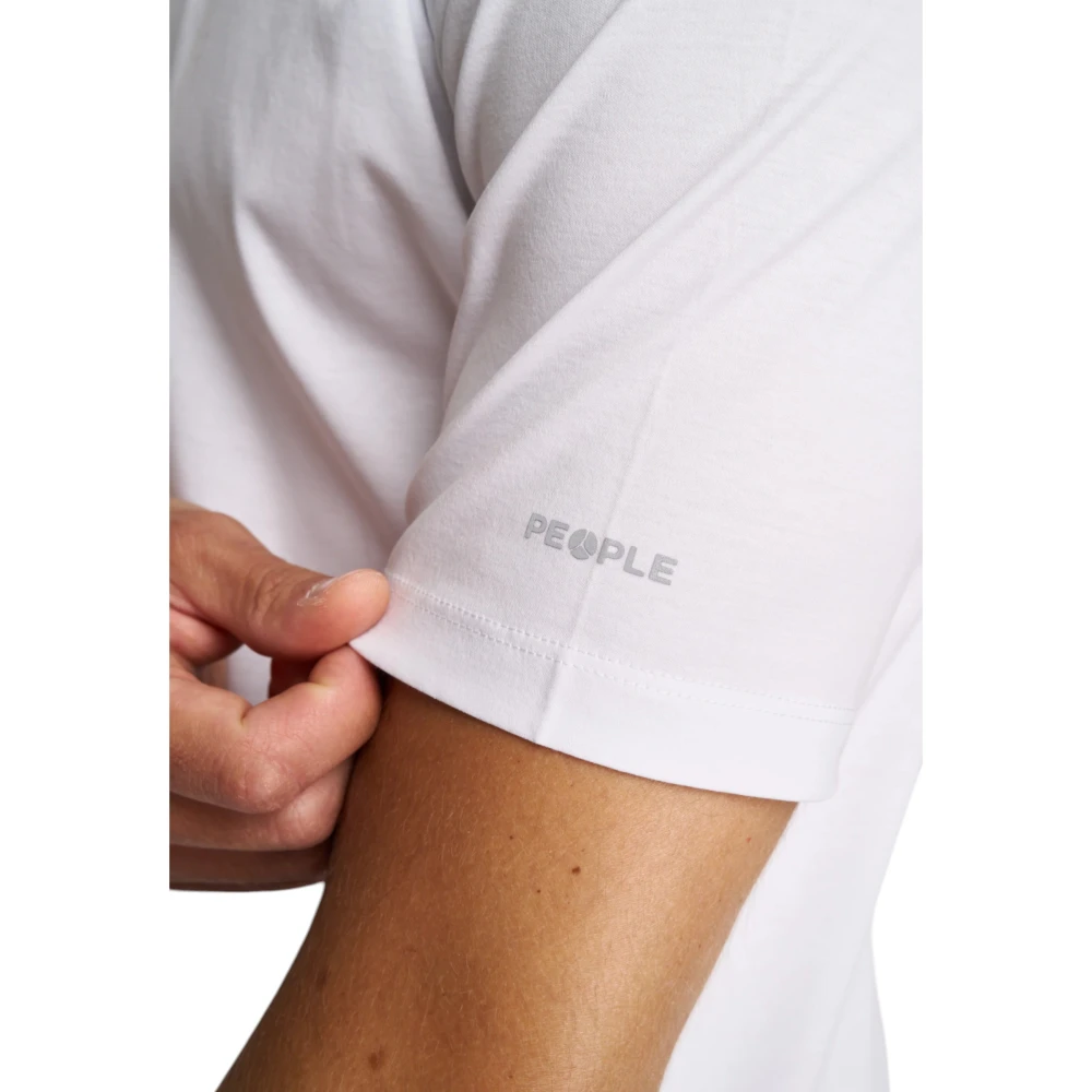 People of Shibuya Korte Mouw T-shirt White Heren
