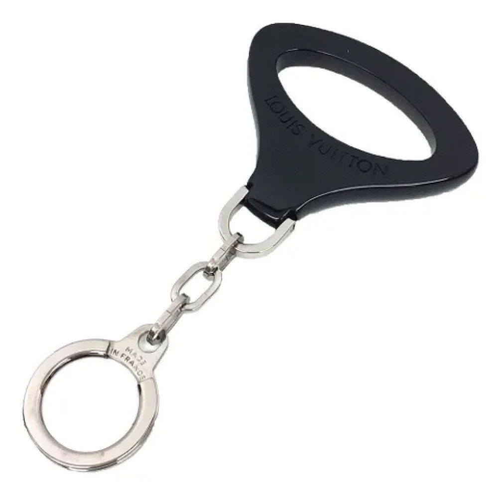 Louis Vuitton Vintage Pre-owned Metal key-holders Black Dames