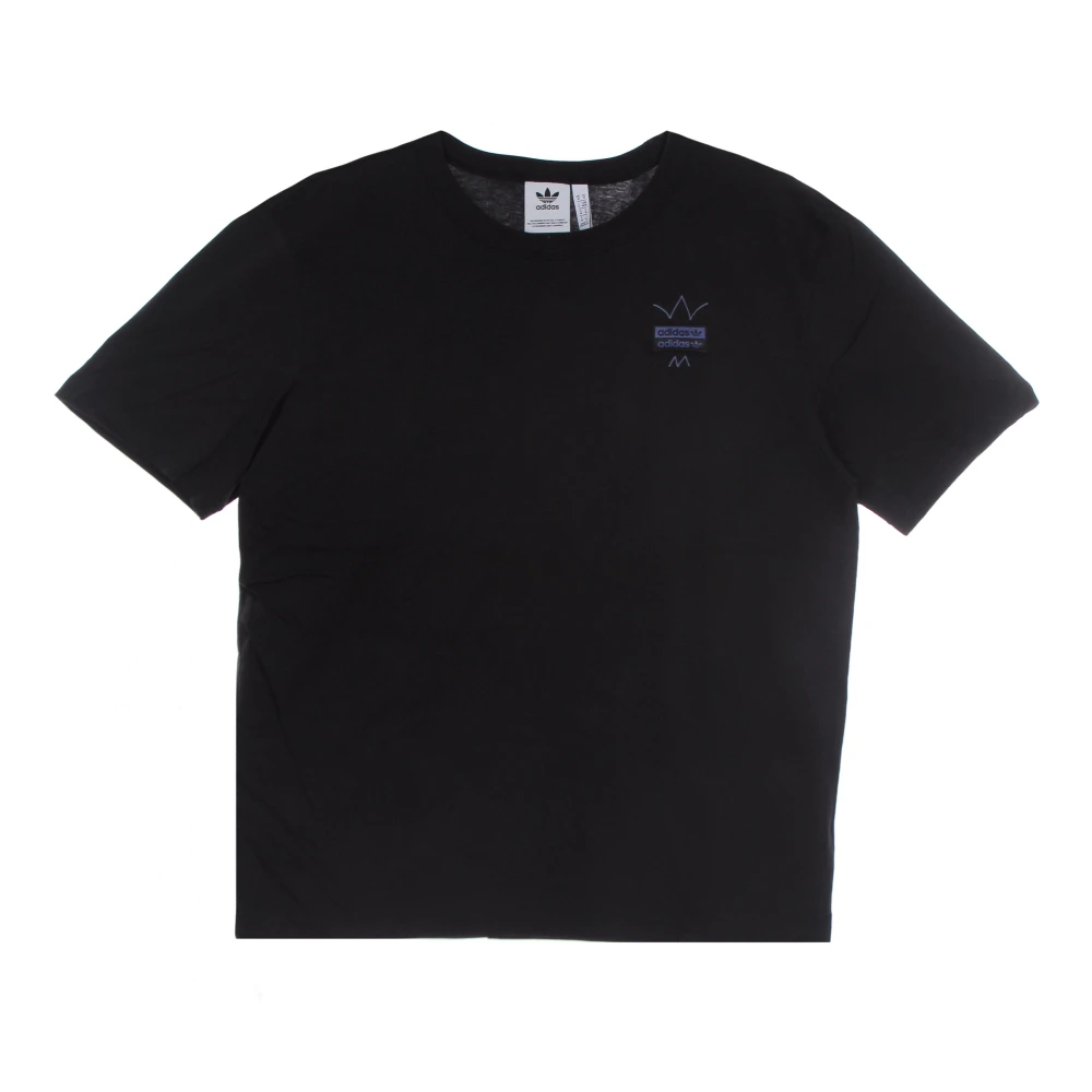 Adidas Abstract Trefoil Tee Zwart Heren T-shirt Black Heren