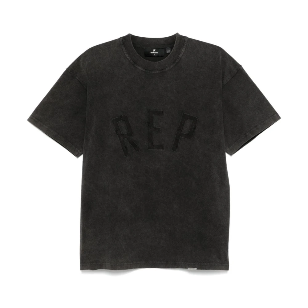 Represent Zwart Jersey T-shirt en Polo Black Heren