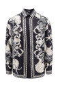chemise-noire-en-soie-col-pointu