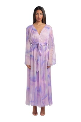 silk-chiffon-long-sleeve-dress-and-39-dreamand-39-with-waist-cut-belt-and-front-slit