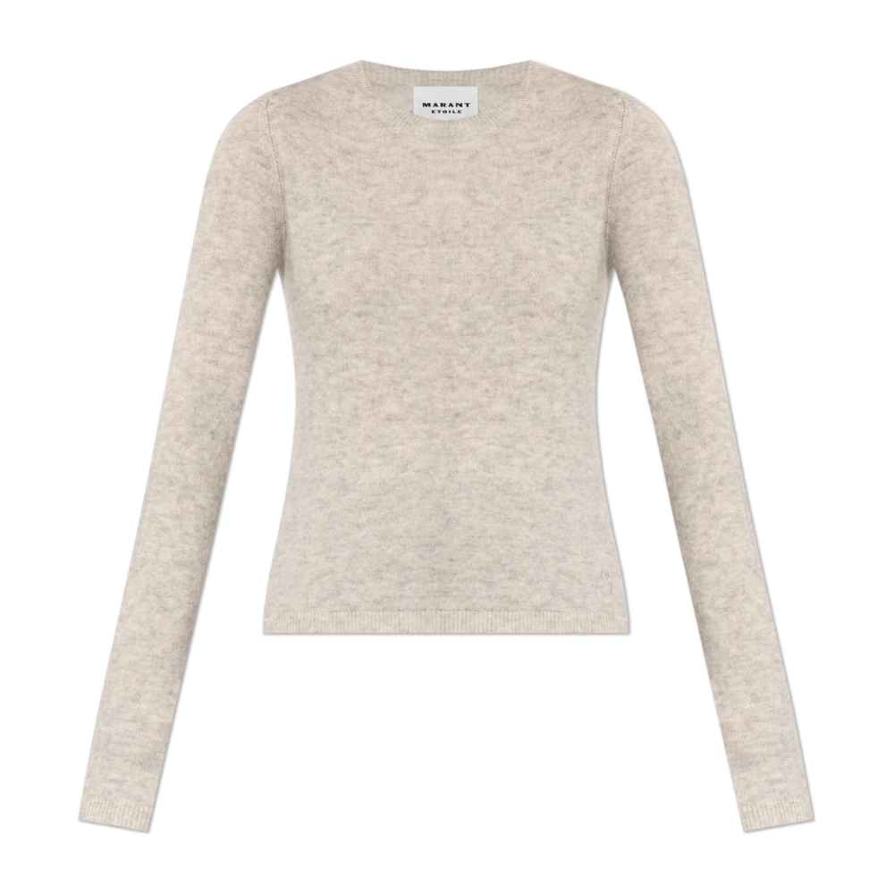 Isabel Marant Étoile Beige Gebreide Trui Pullover Obira Beige Dames