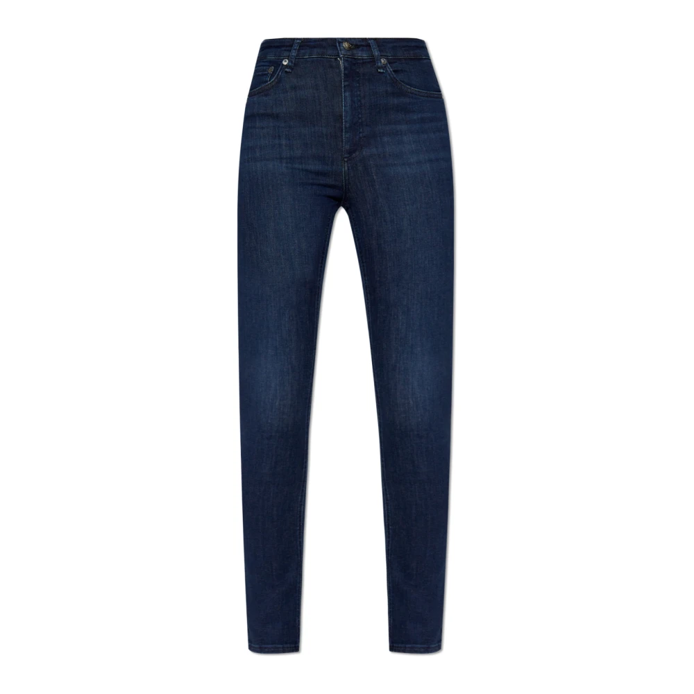 Rag & Bone Nina höga jeans med hög midja Blue, Dam