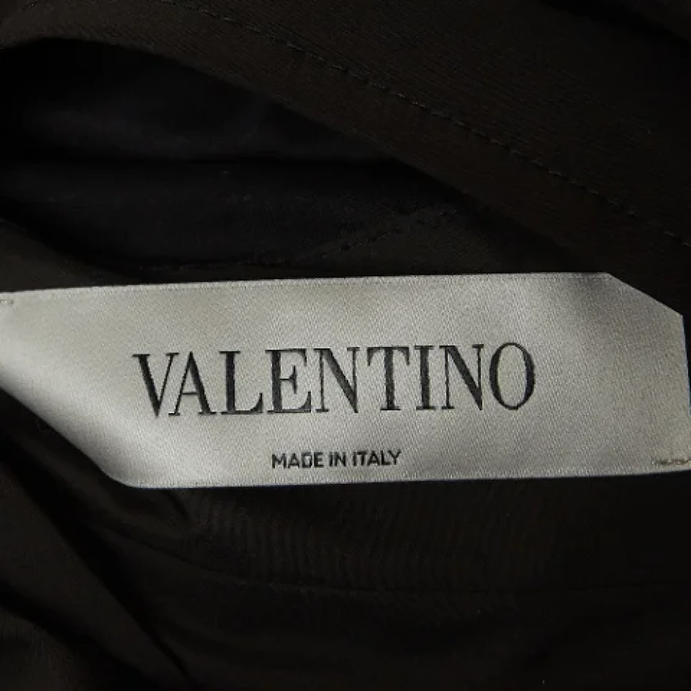 Valentino Vintage Pre-owned Nylon outerwear Blue Dames