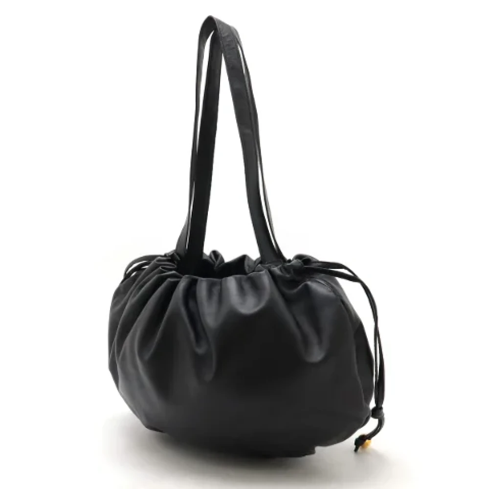 Bottega Veneta Vintage Pre-owned Leather totes Black Dames