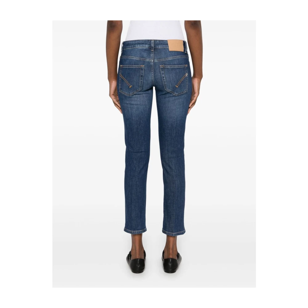 Dondup Indigo Blauwe Jeans met Klassieke Stijl Blue Dames