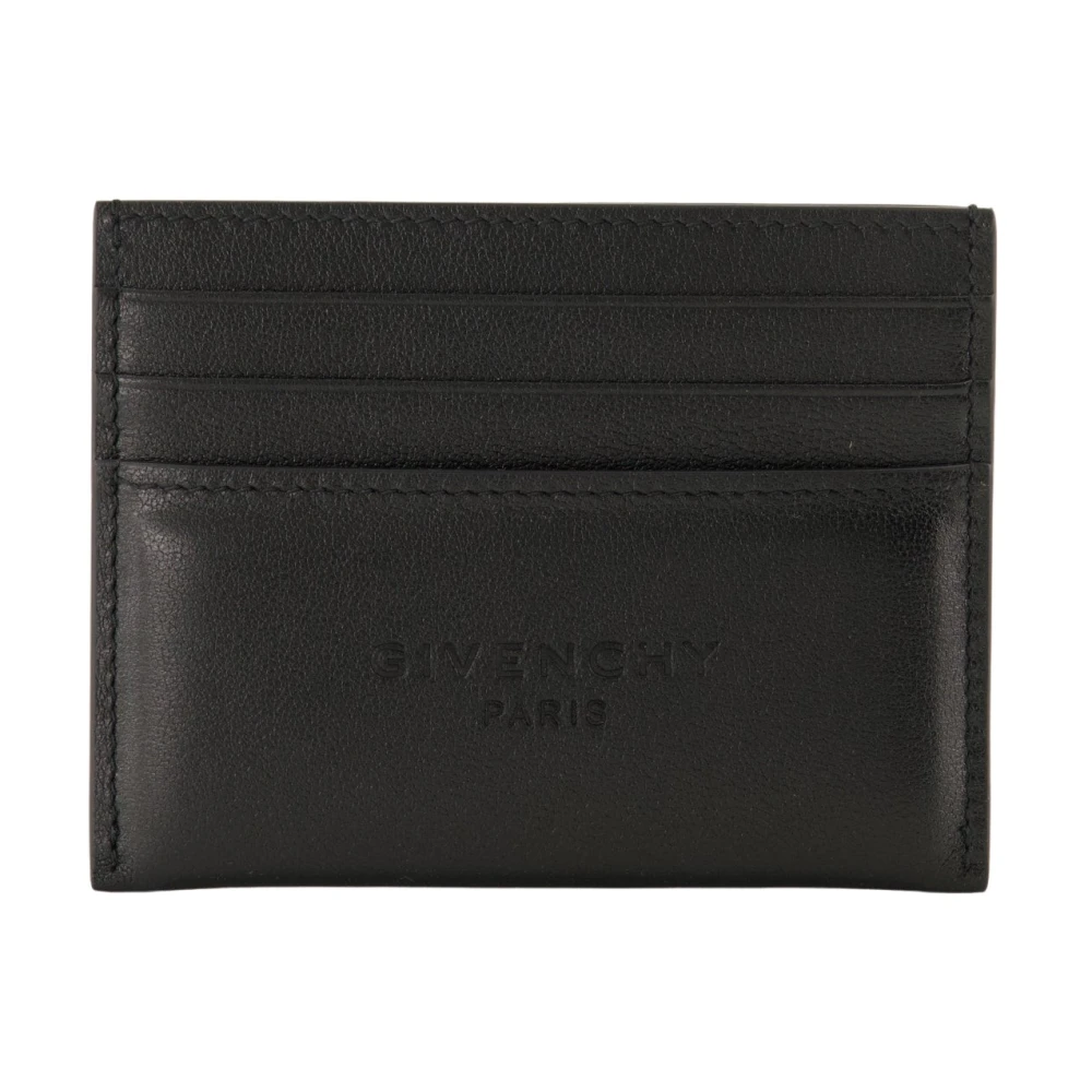 Givenchy Men's Black Wallets & Cardholders, One Size, Logo Card Holder