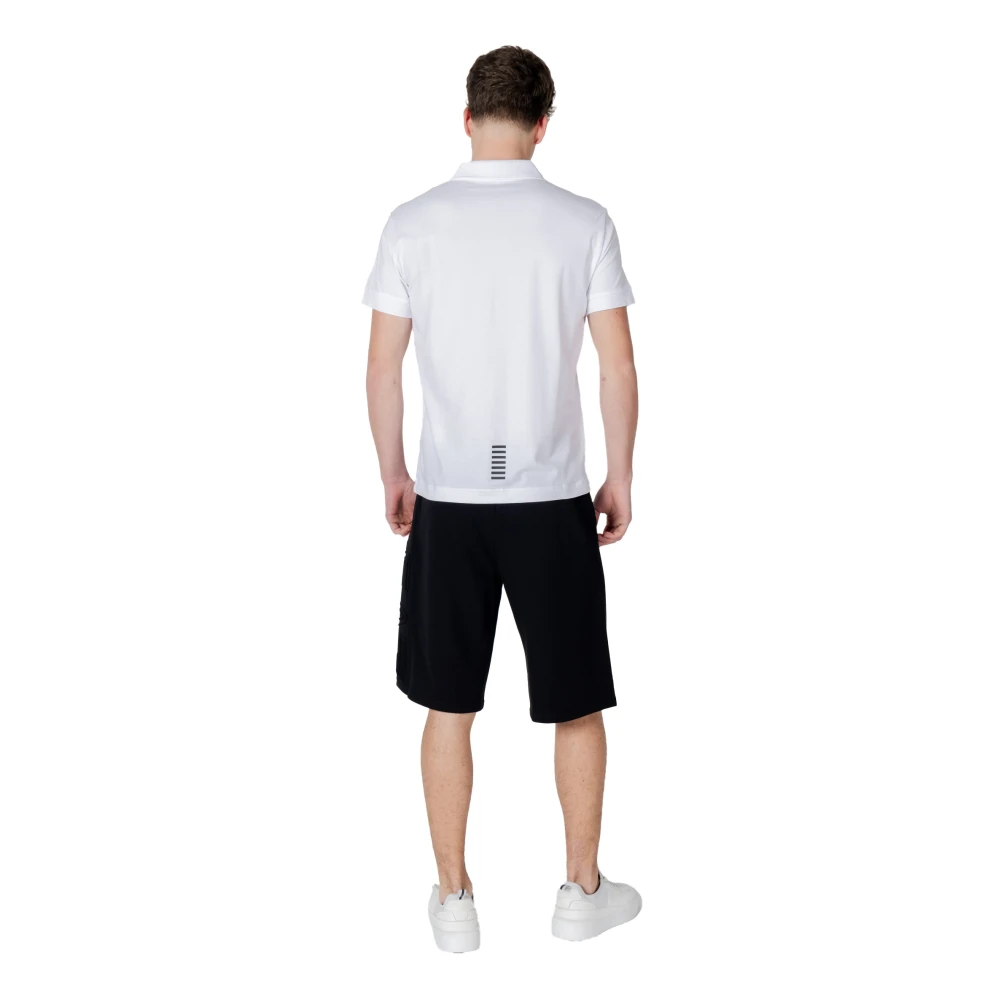Emporio Armani EA7 Korte Mouw Polo Lente Zomer Collectie White Heren